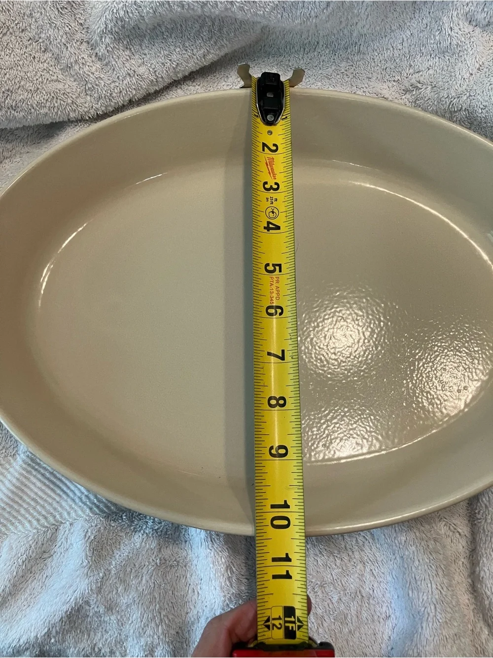 vintage Le Creuset #36 Enameled Cast Iron Oval Au Gratin Dish casserole baking